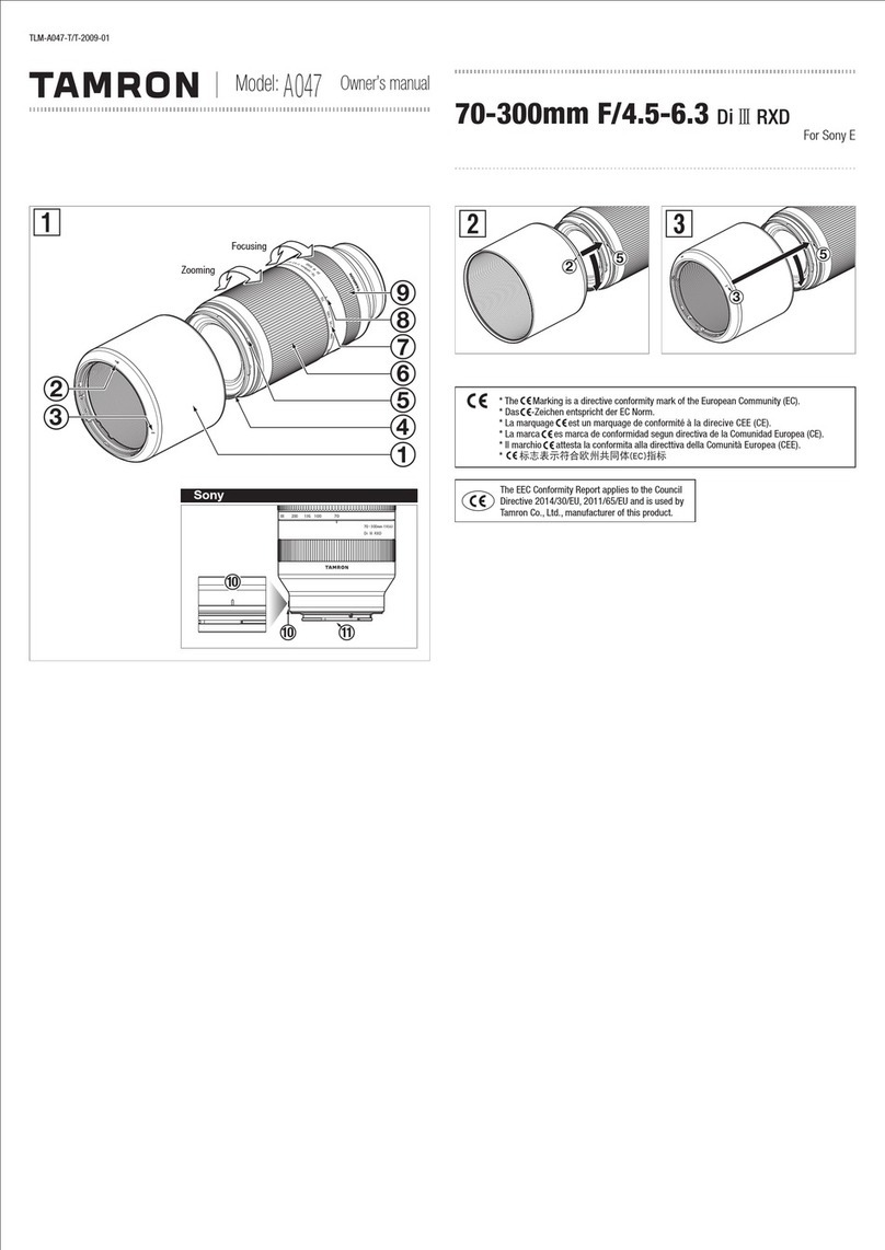 Tamron A047 User manual