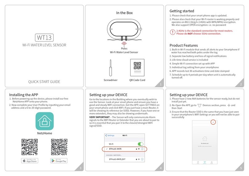 Keystone WT13 User manual