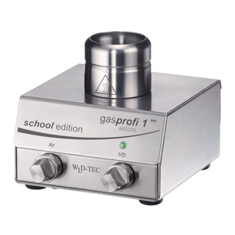 WLD-TEC Gasprofi 1 micro school edition User manual