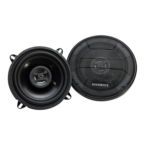 Hifonics ZS35CX Quick start installation guide