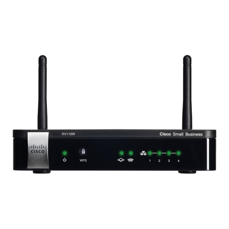 Cisco RV110W User manual Cisco RV110W User manual