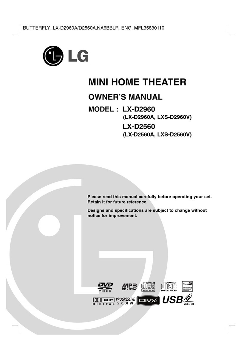 LG LX-D2960 owner's manual