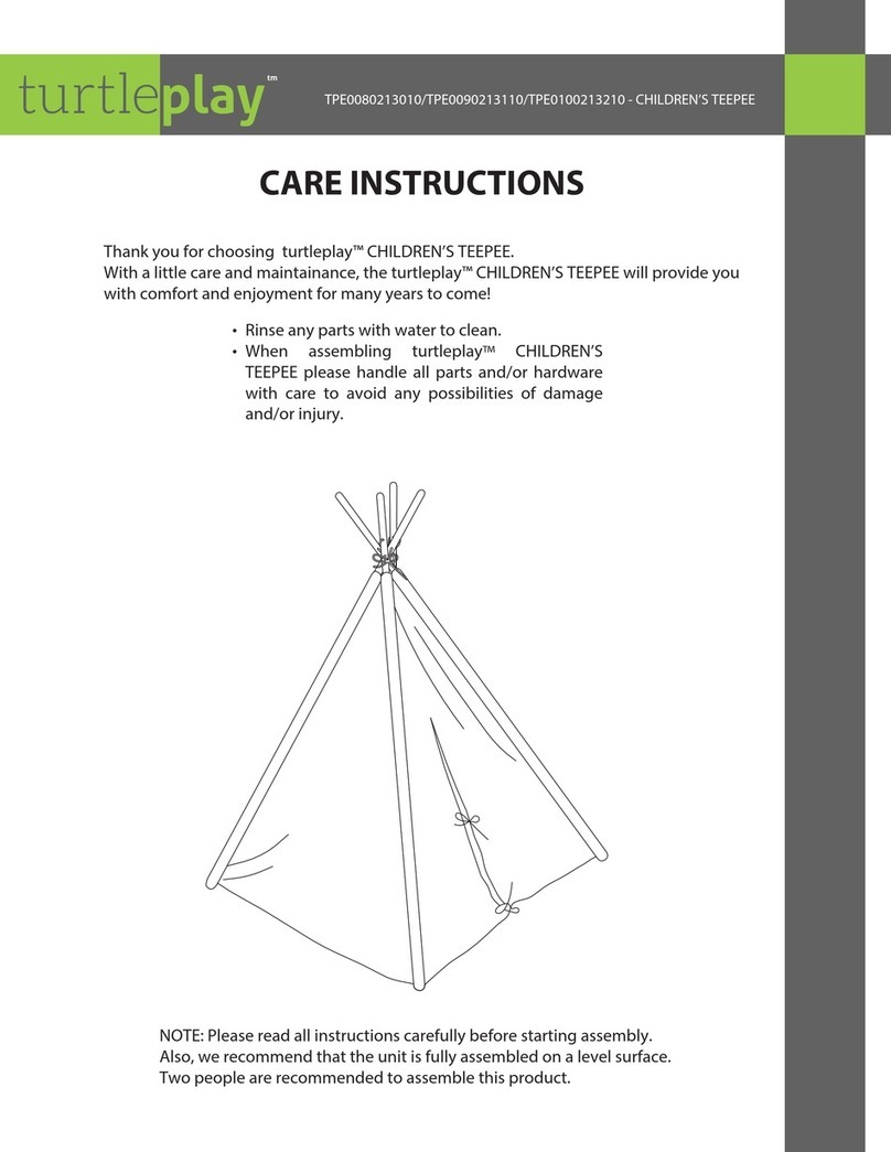 Turtleplay TPE0080213010 Care Instructions