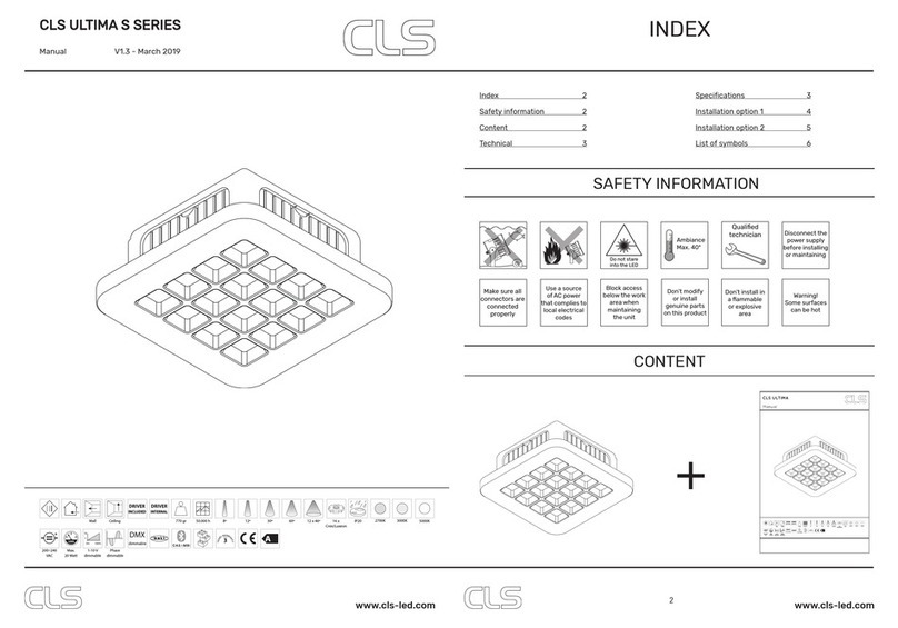 CLS Ultima S series manual
