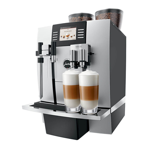 Jura GIGA X9c Professional User manual