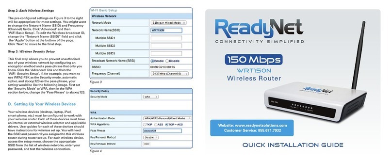 ReadyNet WRT150N User manual