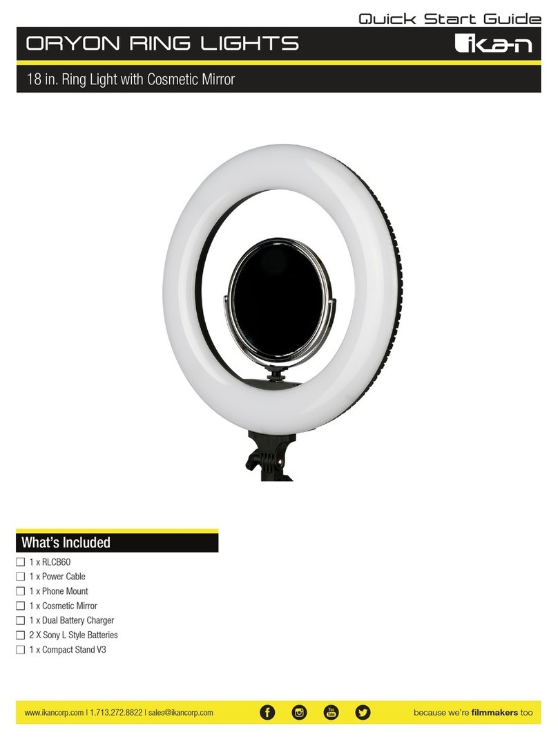 Ikan RLCB60 quick start guide Ikan RLCB60 quick start guide