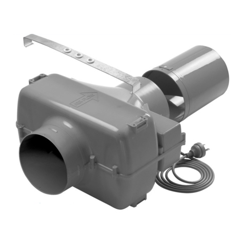 Fantech Jetstream JCE202-3 CONTENTS & INSTALLATION INSTRUCTIONS