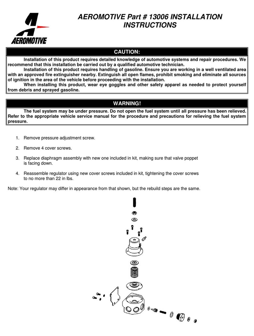 Aero-motive 13006 User manual