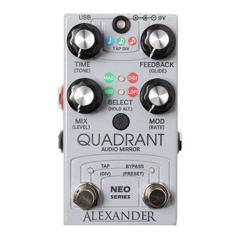 Alexander Quadrant instruction manual