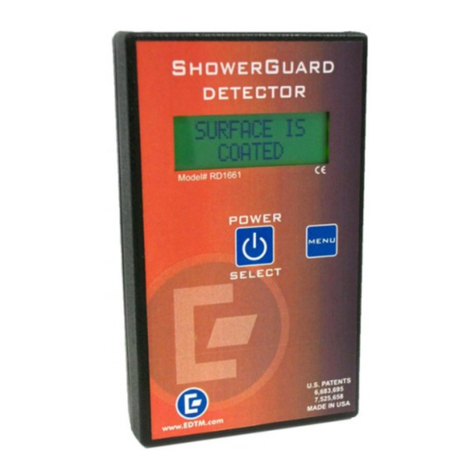 EDTM ShowerGuard RD1661 User manual