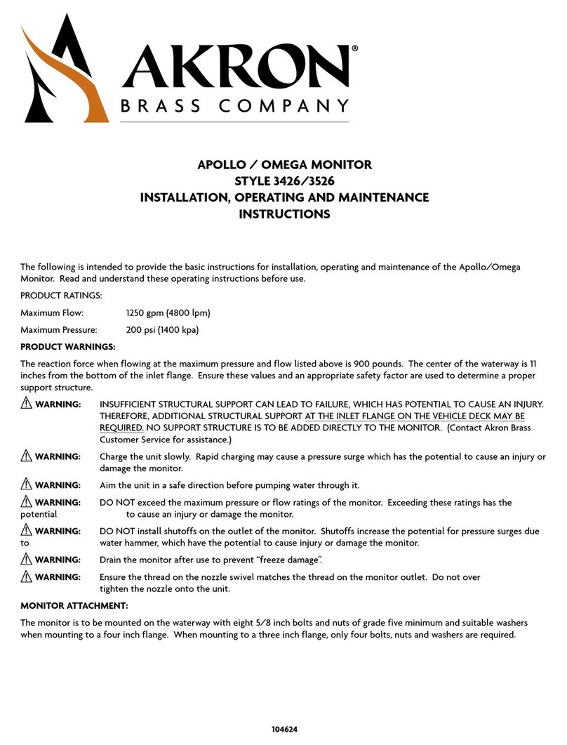 Akron APOLLO 3426 User manual