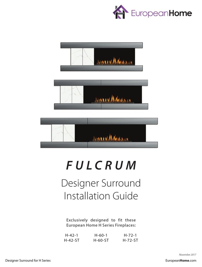 European Home Fulcrum 42 User manual European Home Fulcrum 42 User manual