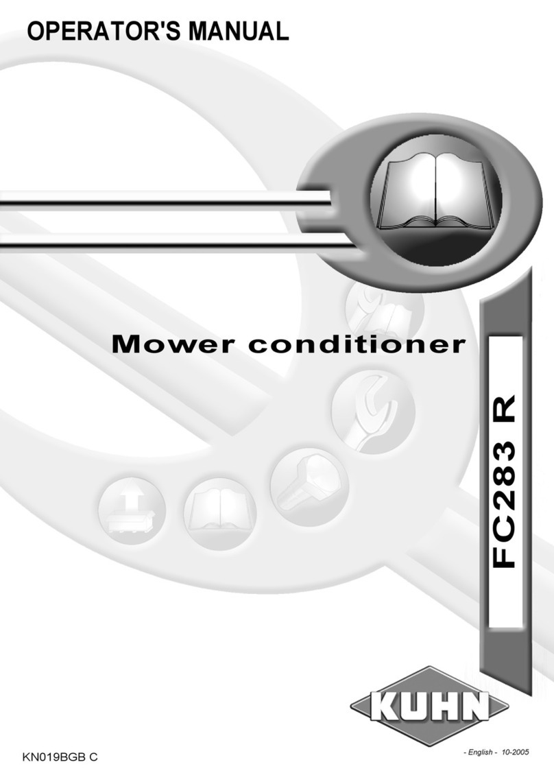 KUHN FC283 R Operator's manual