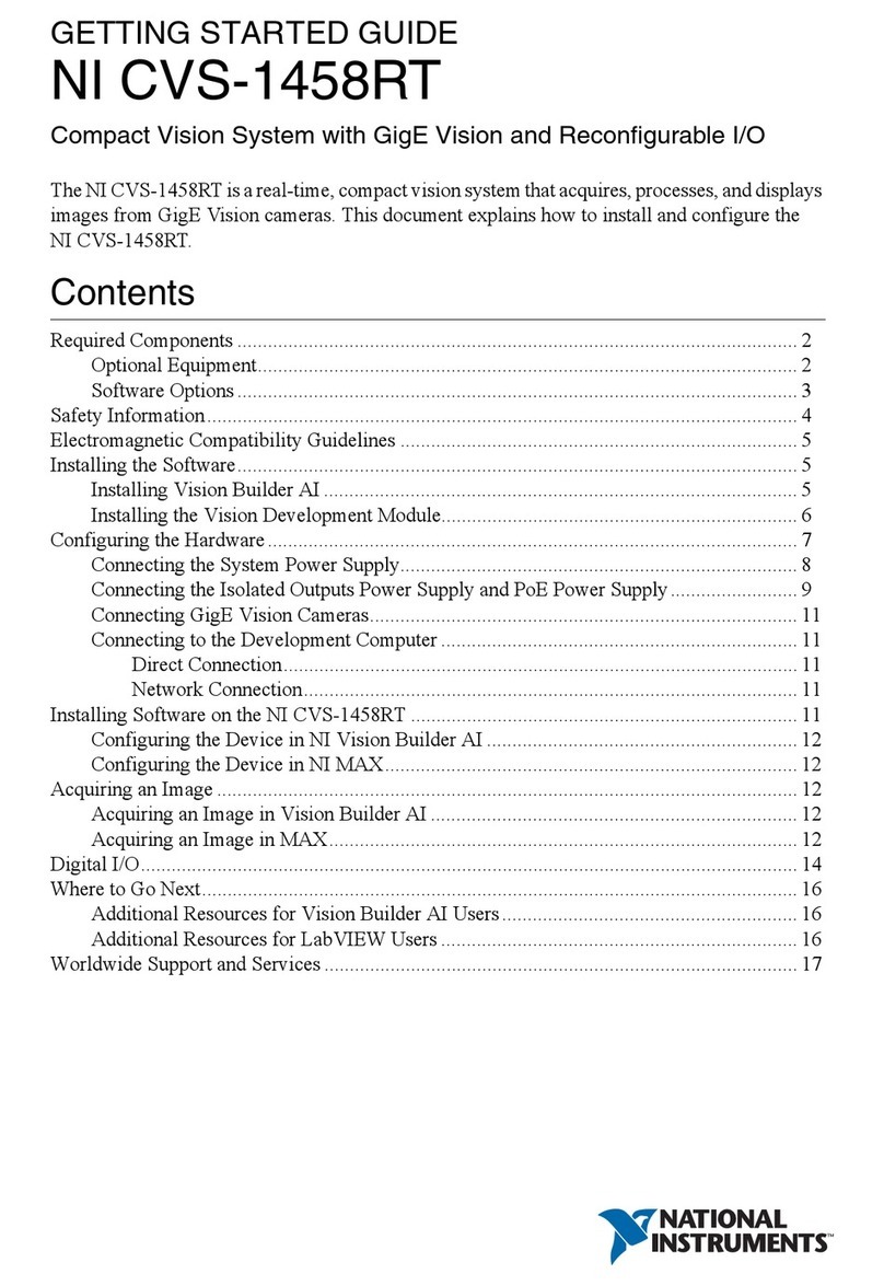 National Instruments NI CVS-1458RT User manual
