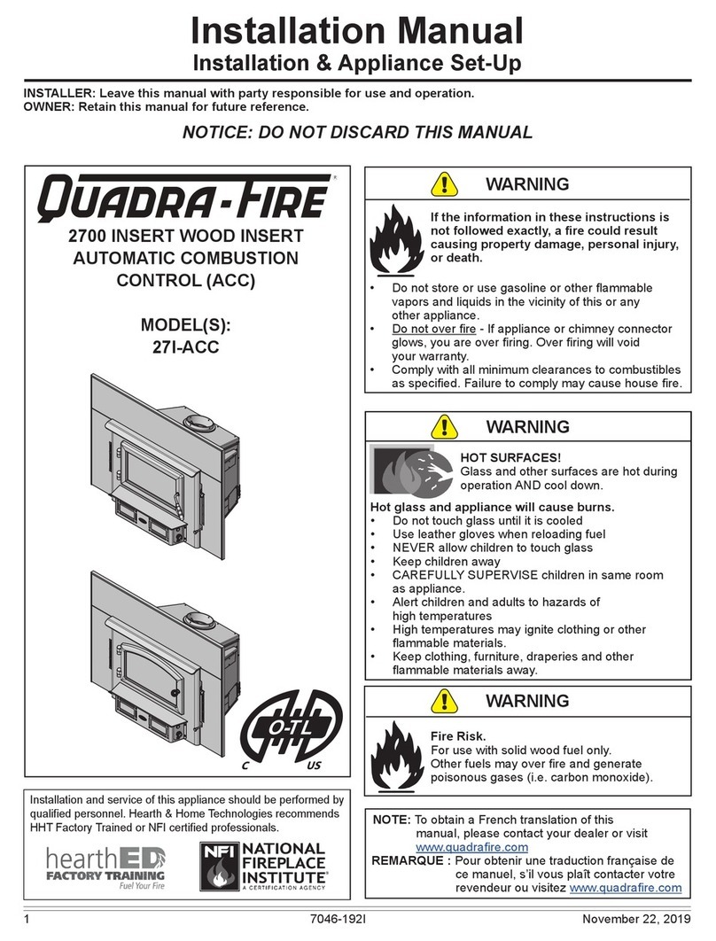 Quadra-Fire 27I-ACC installation manual