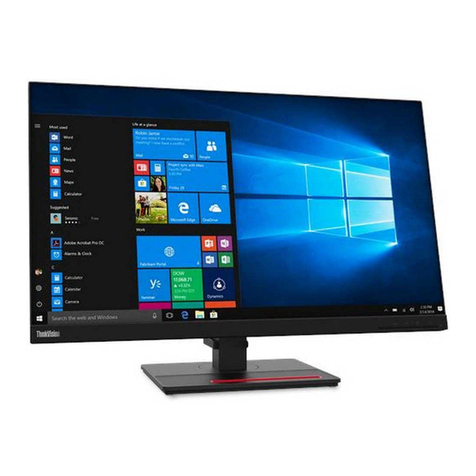 Lenovo ThinkVision T27q-20 User manual
