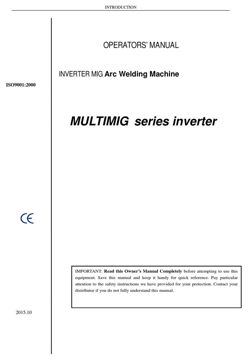 Top Gun MULTIMIG 160 Operator's manual