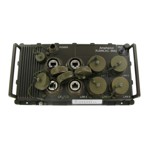 Amphenol Socapex RJSMLAC 8MG CAPS VAC Hardware user manual Amphenol Socapex RJSMLAC 8MG CAPS VAC Hardware user manual