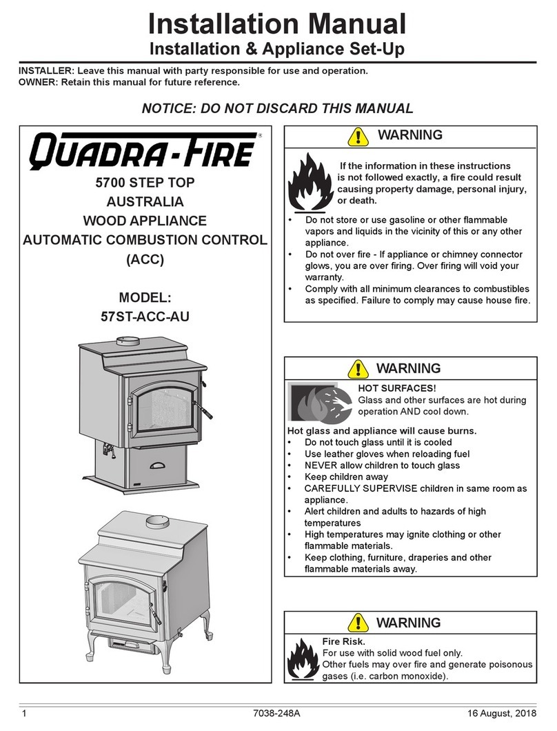 Quadra-Fire 57ST-ACC-AU User manual