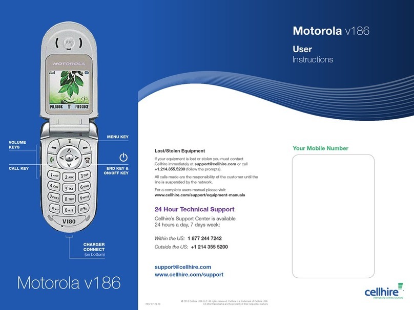 Motorola V186 User manual Motorola V186 User manual