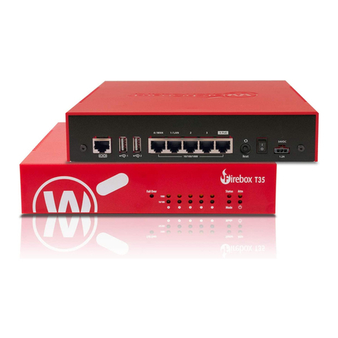 Watchguard Firebox T35 User manual Watchguard Firebox T35 User manual