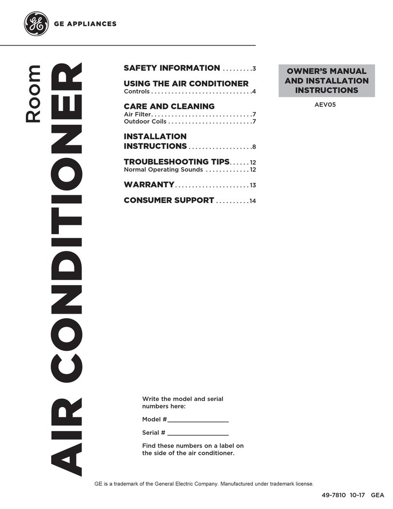 GE AEV05 Operating instructions