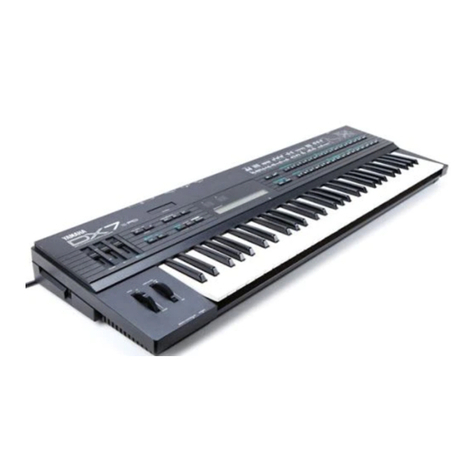 Yamaha DX7 8X EXP User manual