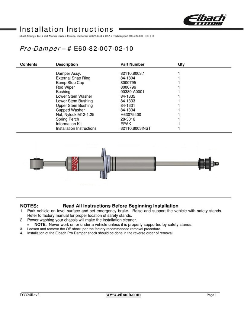 Eibach E60-82-007-02-10 installation instructions