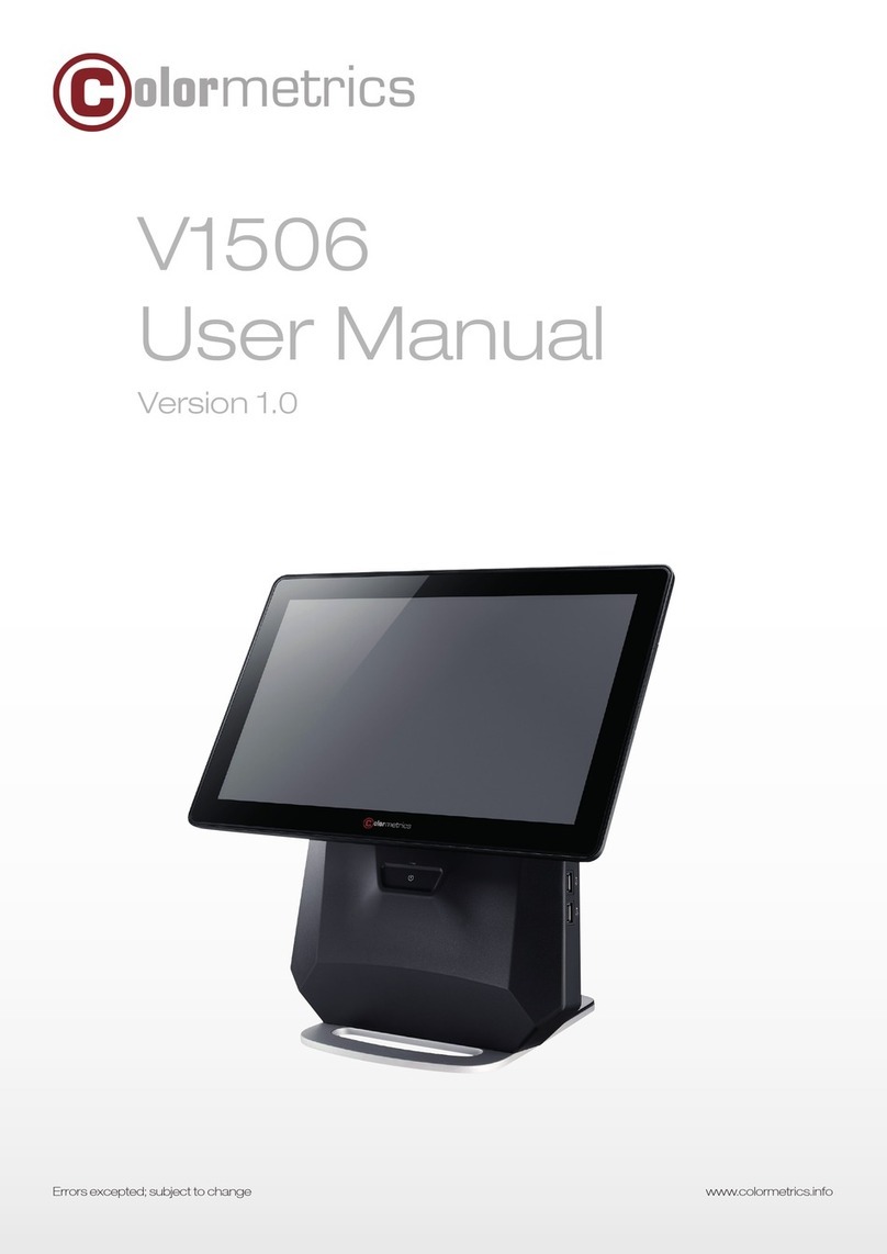 Colormetrics V1506 User manual