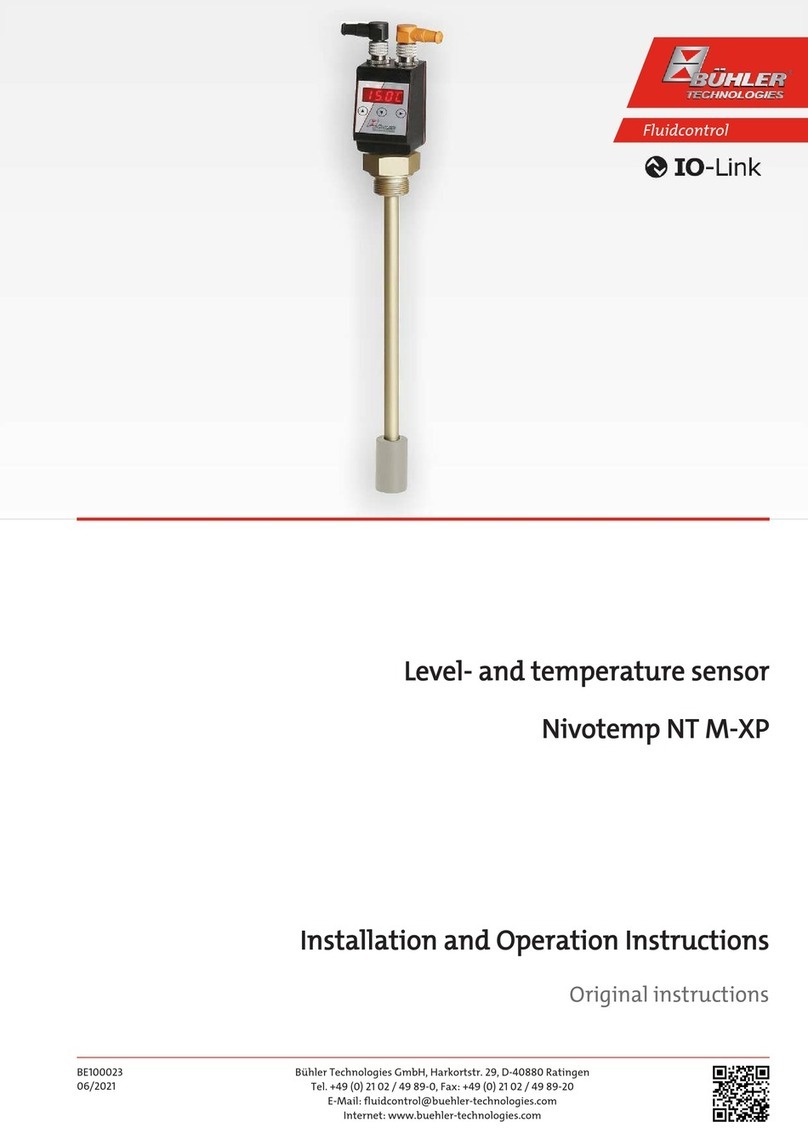 Bühler technologies Nivotemp NT M-XP User manual