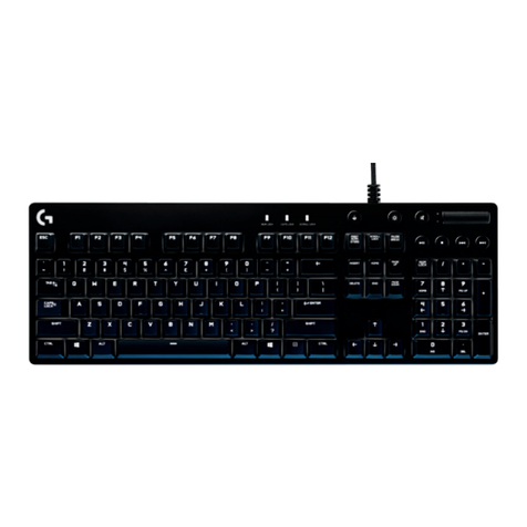 Logitech G610 Orion Brown User manual