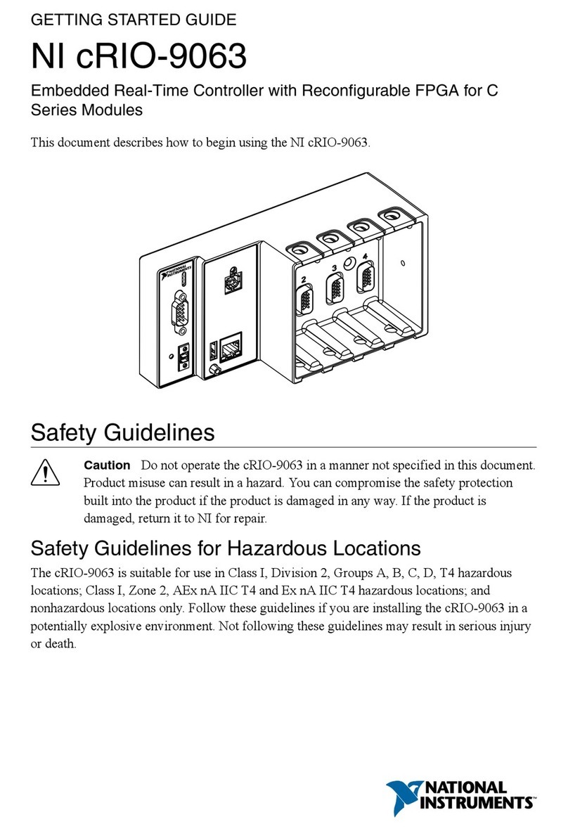 National Instruments cRIO-9063 User manual