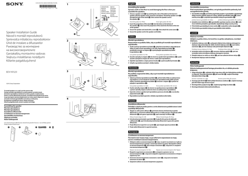 Sony BDV-NF620 User manual