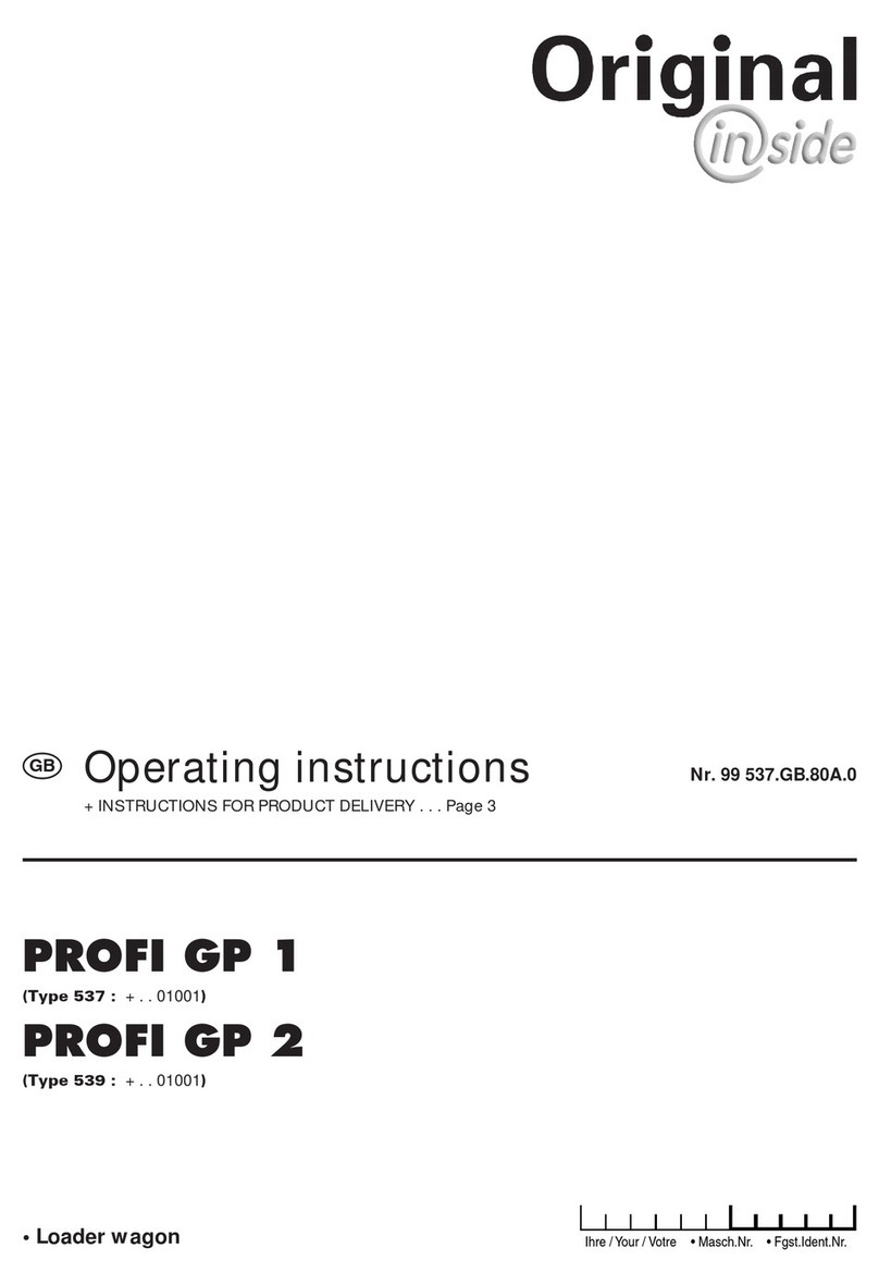 Pottinger Profi Gp 1 operating instructions