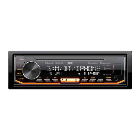 JVC KD-X360BTS User manual