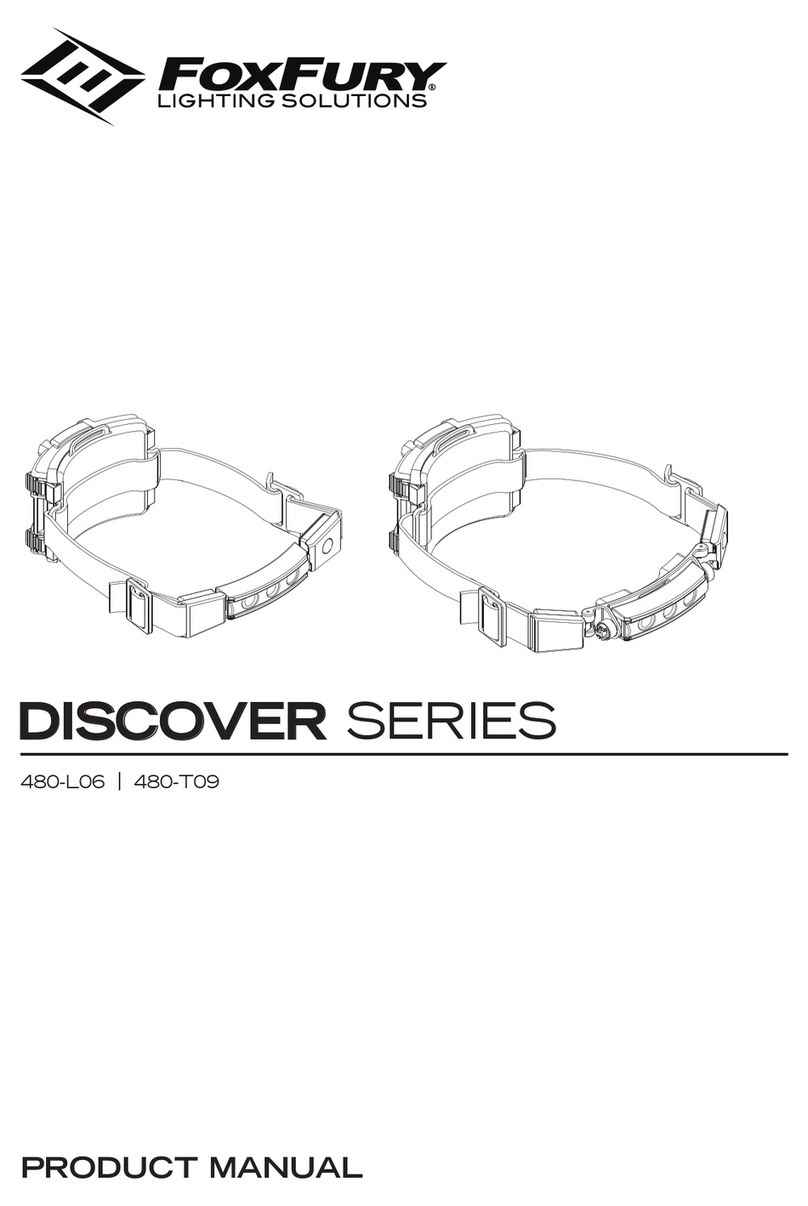 Foxfury Lighting Solutions DISCOVER SERIES User manual