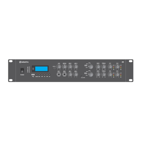 Adastra A4 user manual
