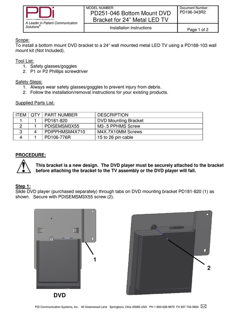 PDi PD251-046 installation instructions