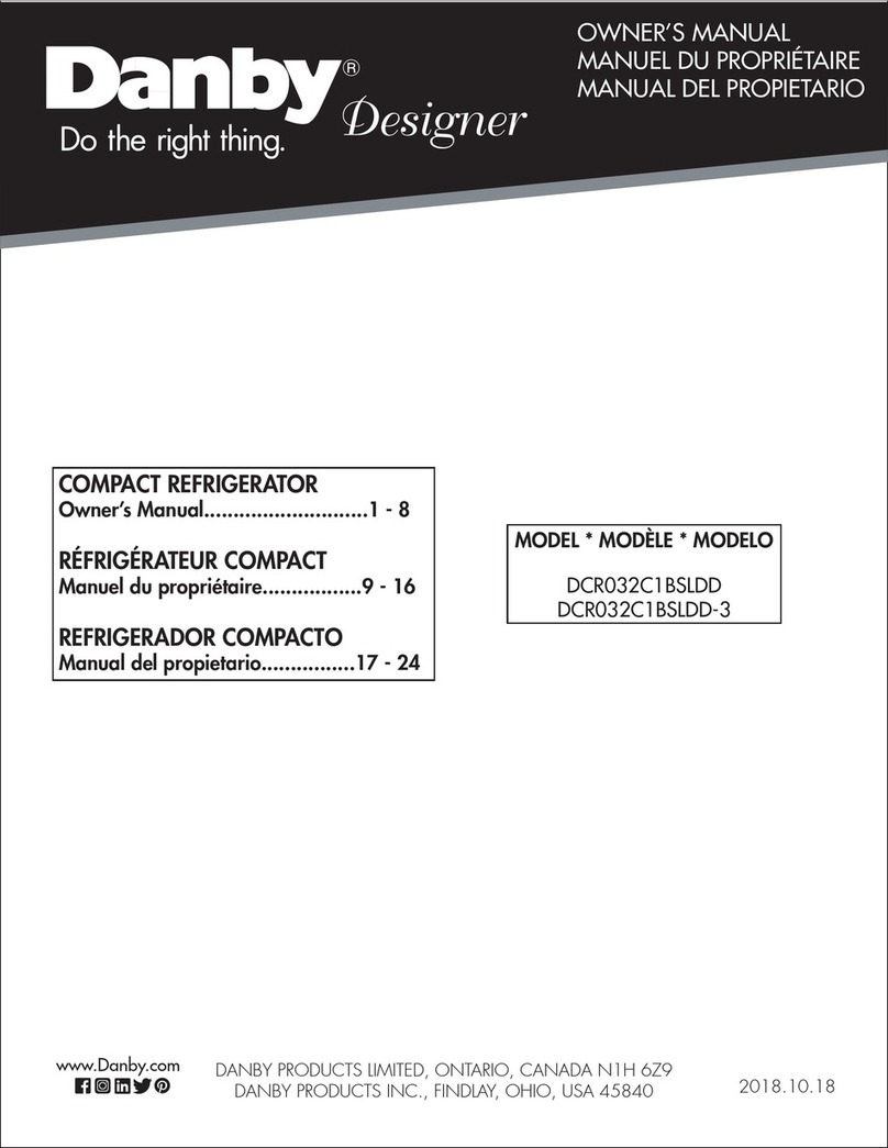 Danby DCR032C1BSLDD User manual