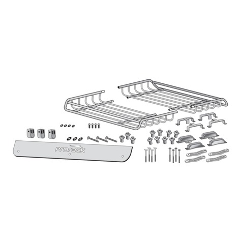 Prorack VOYAGER TRAY manual