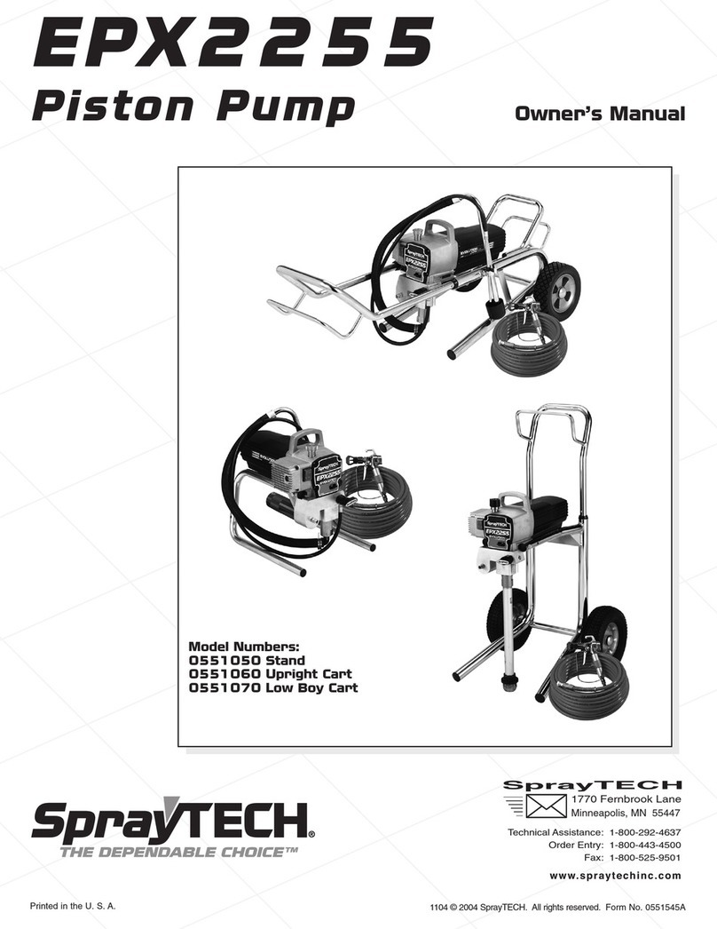 SprayTECH EPX2255 owner's manual