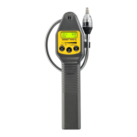 SENSIT Technologies HXG-3P Quick start instructions SENSIT Technologies HXG-3P Quick start instructions