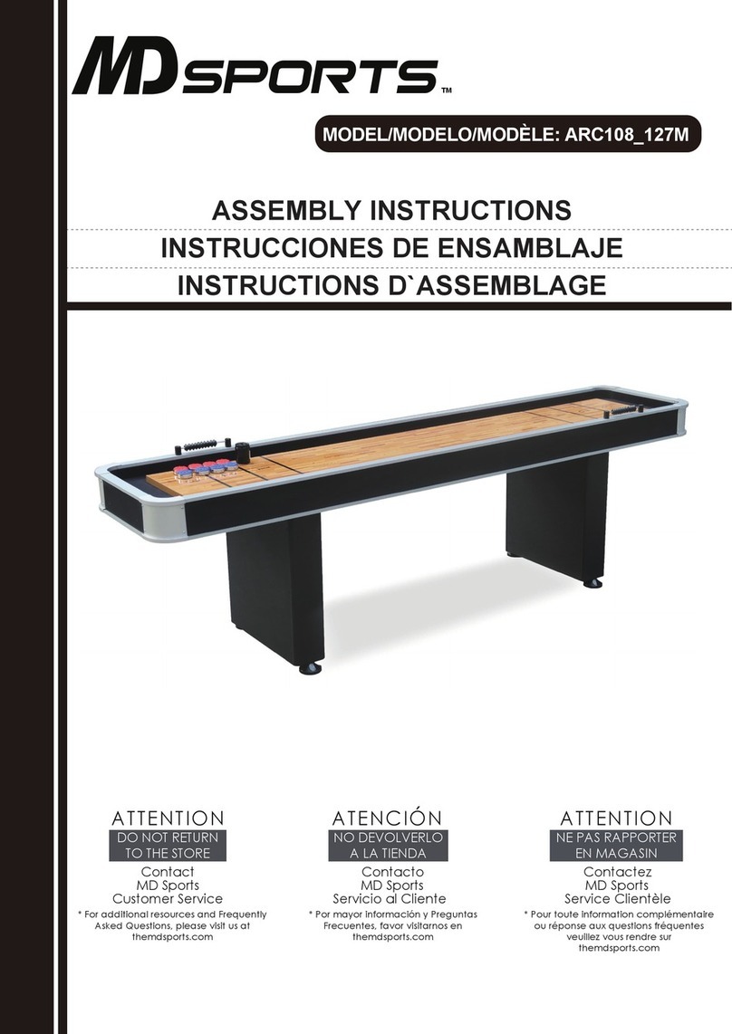 MD SPORTS ARC108_127M Assembly instructions