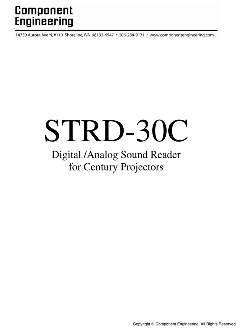 Component Engineering STRD-30C manual