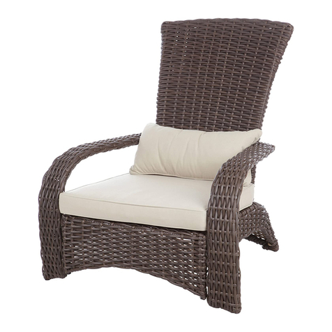 Patio Sense Deluxe Coconino KD 62172 manual