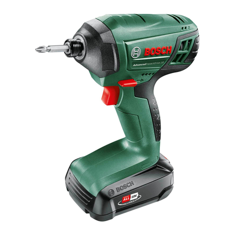 Bosch AdvancedImpactDrive 18 User manual