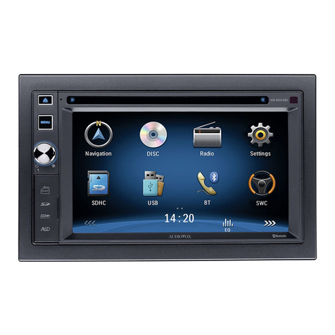 Audiovox VXE 6020 NAV Planning guide