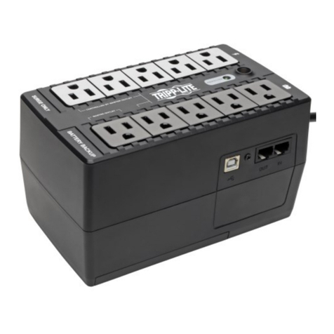 Tripp Lite ECO550UPS User manual Tripp Lite ECO550UPS User manual