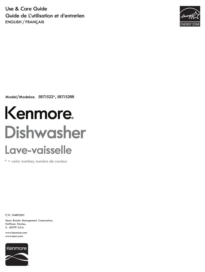 Kenmore 587.1522 Use & care guide